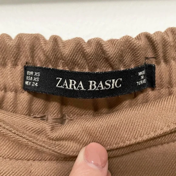 Zara Camel Straight Leg Pant - Picture 6 of 6